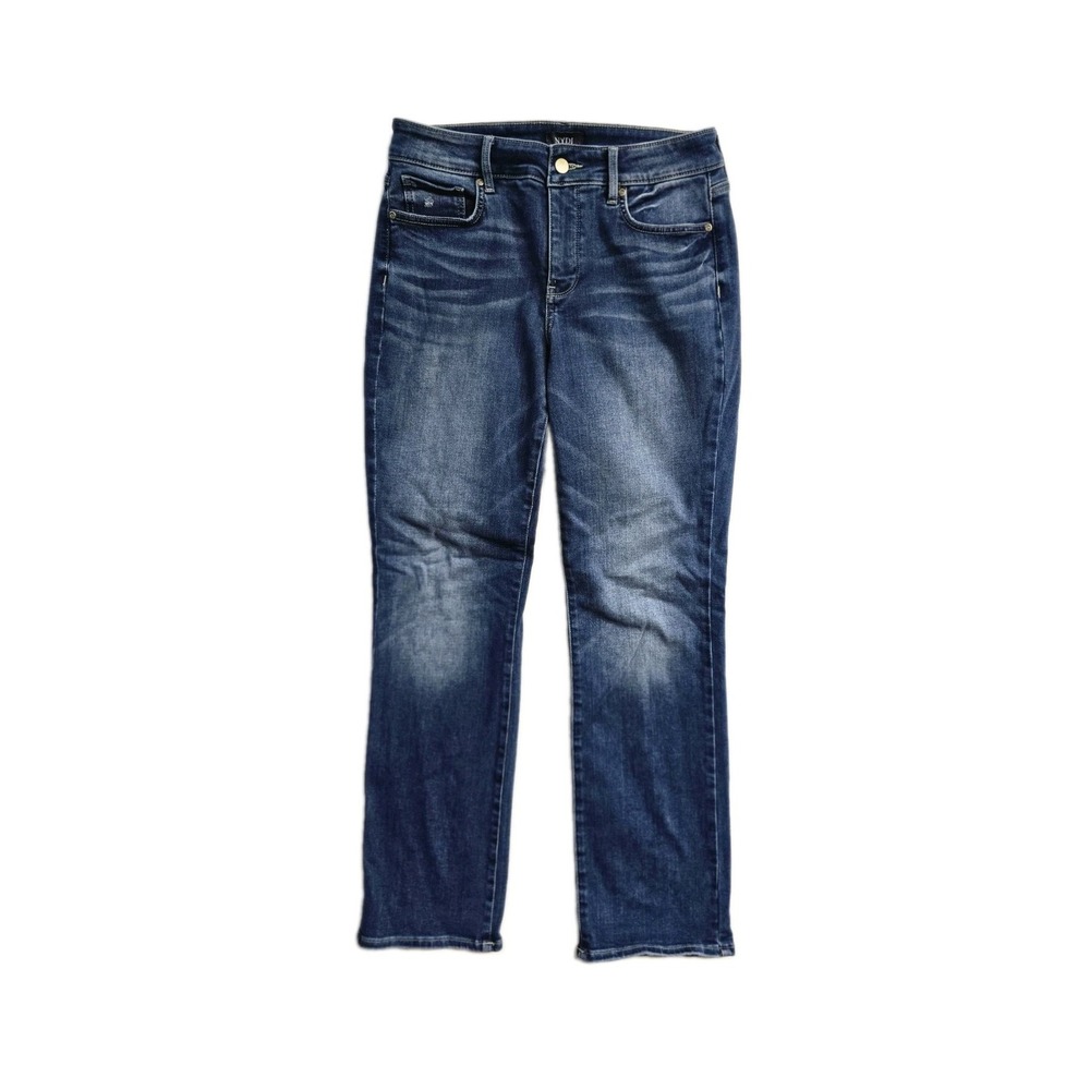 NYDJ Women's Jeans Marilyn Straight 8 MID-rise Blue